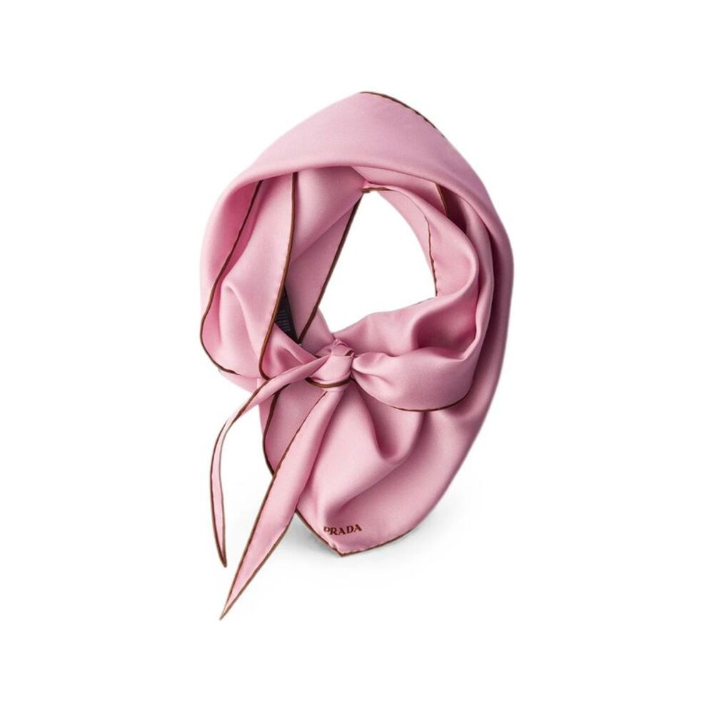 Prada Women Printed Twill Scarf
